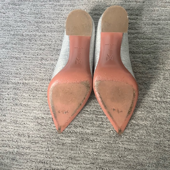 Amina Muaddi Ami Pointed Toe Pumps - Picture 3 of 6